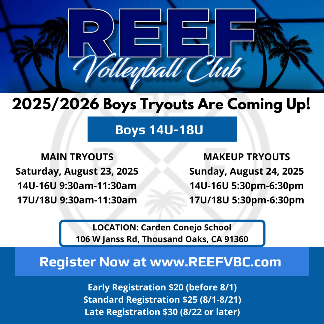 20252026 Boys Tryouts with times updated