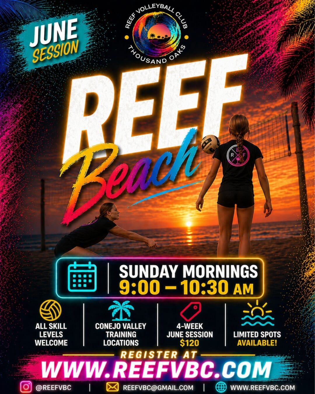 reef beach canva ig flyer 2026